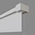 Roman Blinds Set, Corner Configuration 3D model small image 3