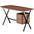 Meridiani Jasper Writing Desk, Designer Andrea Parisio 3D model small image 1