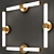 Sleek LED Glass Wall Sconce 3D model small image 3