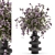 Concrete Pot Plant Bouquet Set 3D model small image 1