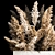 Pampas Grass Concrete Vase Bouquet 3D model small image 2