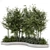 Garden Set Bush Tree 3D 3D model small image 6