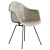 Vitra Dax Fiberglass Armchair 3D model small image 2