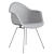 Vitra Dax Fiberglass Armchair 3D model small image 4