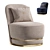 Stylish Perla Armchair For Sale 3D model small image 1