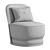 Stylish Perla Armchair For Sale 3D model small image 4