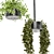  Metal Box Hanging Plants Set 3D model small image 3