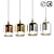 Modern Metal Pendant Light, Tallinn 3D model small image 1