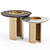 Janus Side Table Set, Versatile 3D model small image 1