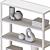 Storage Bookshelf High Modern Design 3D model small image 6