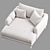 Squishmeister Love Chaise Seat 3D model small image 5