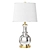 Mercury Silver Glass Table Lamps 3D model small image 1