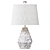 Ivory Seashell Table Lamp Set 3D model small image 1