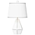 Ivory Seashell Table Lamp Set 3D model small image 2