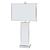 Elegant White Alabaster Table Lamp 3D model small image 2