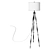 Decorative Chrome LED Floor Lamp 3D model small image 2