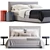 Stone Bed Model Set Options 3D model small image 3