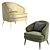 Elegant Xangai Armchair, Exceptional Comfort 3D model small image 6