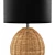 Boho Rattan Sphere Table Lamp 3D model small image 5