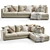 Modern Chic CLARA Sofa 3D model small image 1