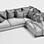 Modern Chic CLARA Sofa 3D model small image 5