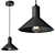 Sleek Ceiling Light Fixture Modern 3D model small image 2