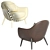 Luxurious Mad Queen Armchair - Poliform 3D model small image 4