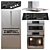 Bosch Appliances Set: 4 Models 3D model small image 7
