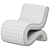 Eichholtz Bond Bouclé Cream Chair 3D model small image 3