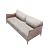 Elegant Classic Style Wood Sofa 3D model small image 2