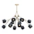 Elegant Forchette 12 Chandelier 3D model small image 1