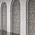 Brick-Accented Arched Wall Panel 3D model small image 5