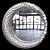 Round Silver Mirror Frame 3D model small image 2