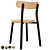 Modern Wooden Chair - DesignByThem 3D model small image 6