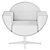 Grace Lounge Chair | Home 3D model small image 4