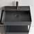 Modern Solid Vanity Set 2022 3D model small image 3