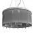 Sleek York Pendant Chandelier 3D model small image 3