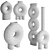 Faina Kumanec Vases Collection 3D model small image 5