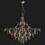 Luxury Quasar Mira Pendant Light 3D model small image 3