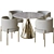 Gallotti&Radice Akiko Chair Set 3D model small image 2
