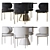 Gallotti&Radice Akiko Chair Set 3D model small image 3