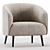 Elegant AMALFI Armchair Version 3D 3D model small image 3