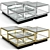 Modern Eichholtz Concordia Coffee Table Set 3D model small image 2