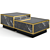 Modern Eichholtz Concordia Coffee Table Set 3D model small image 3