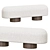 Modern Minimalist Ippico Bench 3D model small image 1