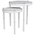 Minimalist Outdoor Side Tables 3D model small image 3