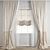 Polygonal Curtain Model Set 3D model small image 4