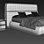 Giorgetti Mesh Bed Frame Set 3D model small image 3