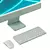 Apple iMac 4-Color Turbo Smooth 3D model small image 5