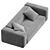 Luxurious Flexform Grandemare Sofa 3D model small image 2